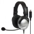 Koss SB45 USB Headset Wired Head-band Office/Call center Black, Silver