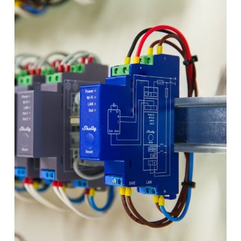 Shelly SHELLY_PRO_DIMMER_0/1-10V_PM dimmers Built-in Dimmer Blue