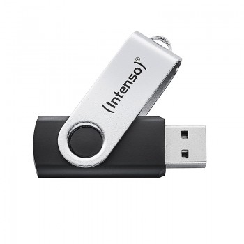 Intenso USB flash drive Office Line, 256 GB, USB-A, 3.2 Gen 1x1, black-silver