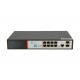 Extralink PoE Switch VICTOR 8x Gigabit PoE/PoE+, 2x SFP, 1x Console Port, 150W, Managed