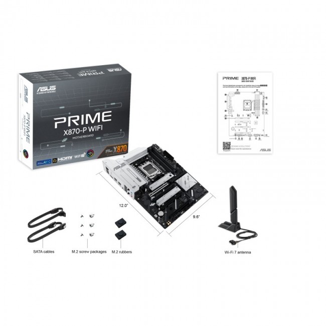 ASUS Prime X870-P WIFI AMD X870 Socket AM5 ATX