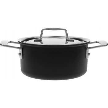 DEMEYERE BLACK 5 Low pot with lid 2.2 ltr