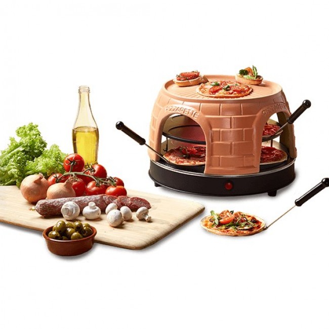 Emerio PO-116124 pizza maker/oven 8 pizza(s) 1500 W Black, Orange