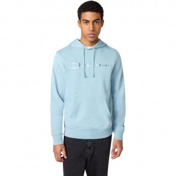 Bluza męska Champion Hooded Sweatshirt b ękitna 220782 BS221 L