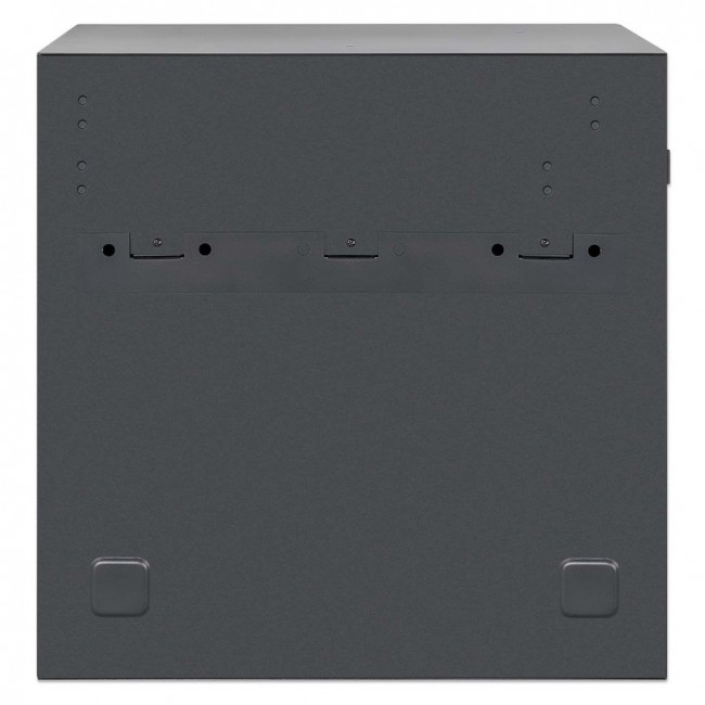 Manhattan Laptop Charging Cabinet Desktop via AC Adapter (EU) 10-bay, Install device's AC Adapter (power cables) into unit, Suitable for ALL laptops (to 16
