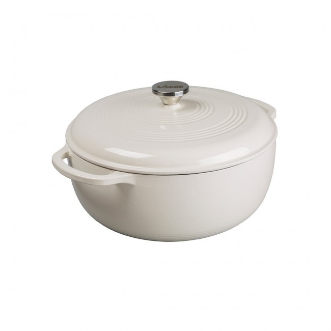 Garnek eliwny emaliowany 7L Oyster / Lodge