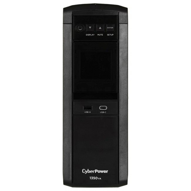 CyberPower CP1350EPFCLCD uninterruptible power supply (UPS) Line-Interactive 1.35 kVA 780 W 6 AC outlet(s) CyberPower CP1350EPFCLCD uninterruptible power supply (UPS) Line-Interactive 1.35 kVA 780 W 6 AC outlet(s)
