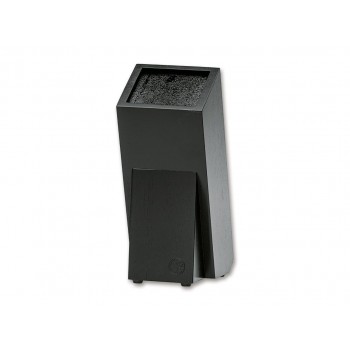B ker Gusto Wood Black Wooden Knife Block