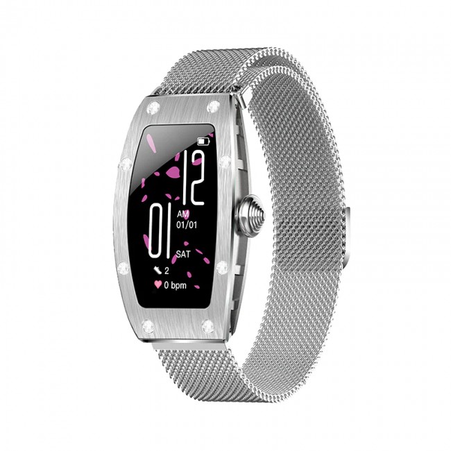 Kumi K18 Svarovski smartwatch silver Kumi K18 Svarovski smartwatch silver