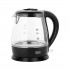 TEESA Electric Kettle, Glass, 1650 W, Black, 1 L