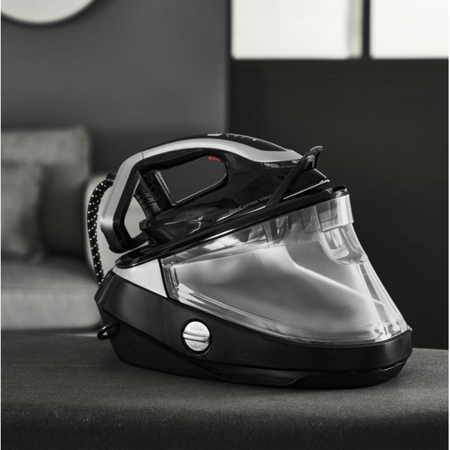 Tefal Pro Express Vision GV9821 3000 W 1.2 L Durilium AirGlide Autoclean soleplate Black, Silver Tefal Pro Express Vision GV9821 3000 W 1.2 L Durilium AirGlide Autoclean soleplate Black, Silver