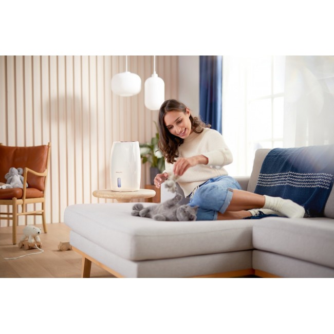 Philips 2000 series HU2716/10 humidifier Natural 2 L Rose gold, White 17 W