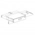 Maclean MC-461 Under Desk Lockable Drawer 5kg Organizer Black max 5kg