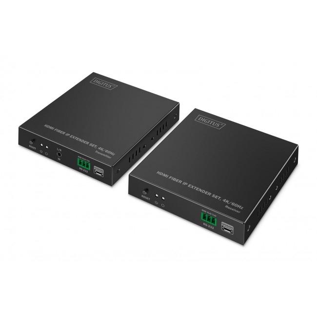 Digitus HDMI Fiber IP Extender Set, 4K/60Hz