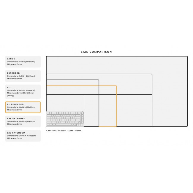 Glorious Stealth Mouse Pad - XL Extended, black