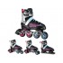 NH18190A BRAVE 4in1 PINK INLINE SKATES SIZE M. S(29-33) WITH WYM. TUL. ICE HOCKEY NILS EXTREME