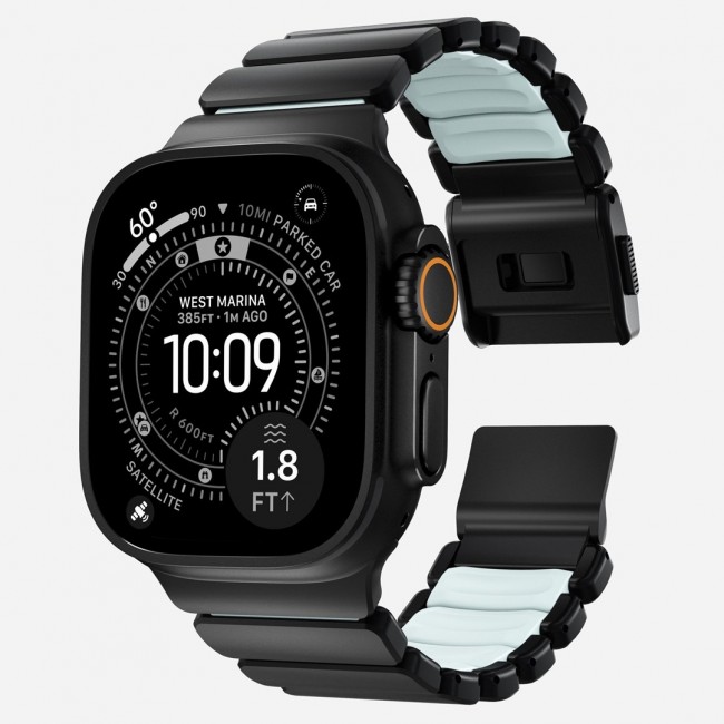 Nomad NM009896858 smart wearable accessory Band Black Titanium