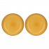 Set of 2 Concerto Ocra Round Bowls - Yellow, 30 cm