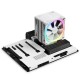 NZXT T120 RGB Processor Air cooler 12 cm White 1 pc(s) NZXT T120 RGB Processor Air cooler 12 cm White 1 pc(s)
