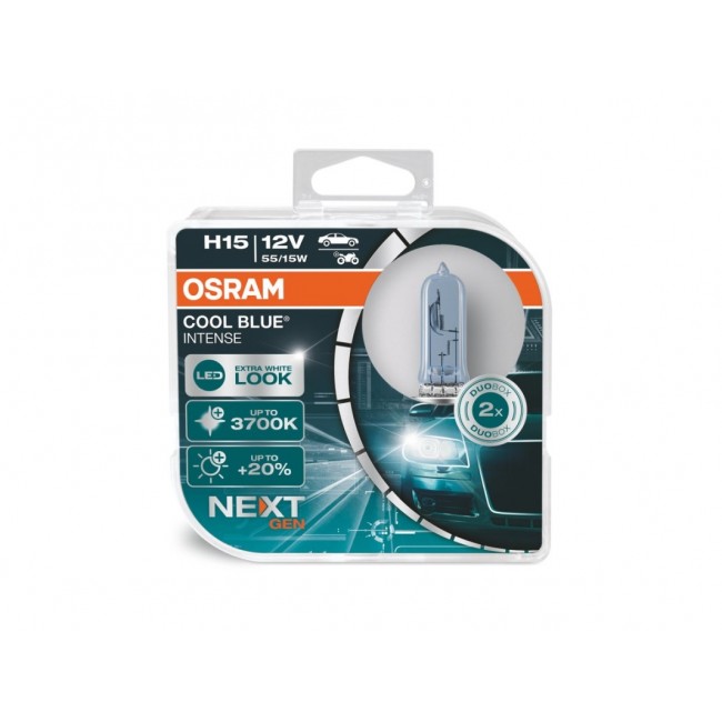 OSRAM 64176CBN-HCB halogen bulb COOL BLUE INTENSE H15 15/55 W 12 V