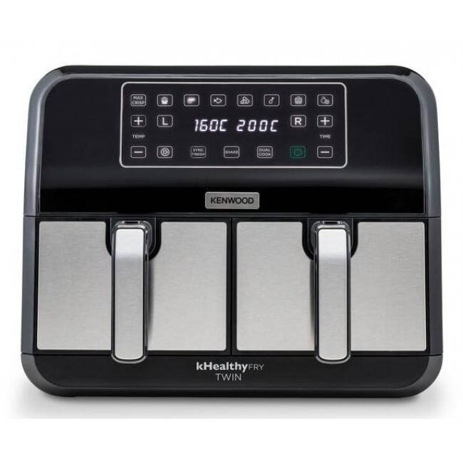 Kenwood HFM20.000MB fryer Double 8 L Stand-alone 1700 W Hot air fryer Black Kenwood HFM20.000MB fryer Double 8 L Stand-alone 1700 W Hot air fryer Black