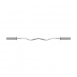 REBEL ACTIVE Olympic curl bar 50mm, Olympic barbell 120cm 6kg