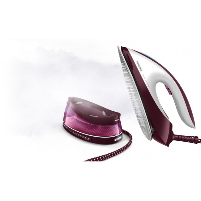 Philips GC7842/40 steam ironing station 2400 W 1.5 L SteamGlide Plus soleplate Purple, White Philips GC7842/40 steam ironing station 2400 W 1.5 L SteamGlide Plus soleplate Purple, White