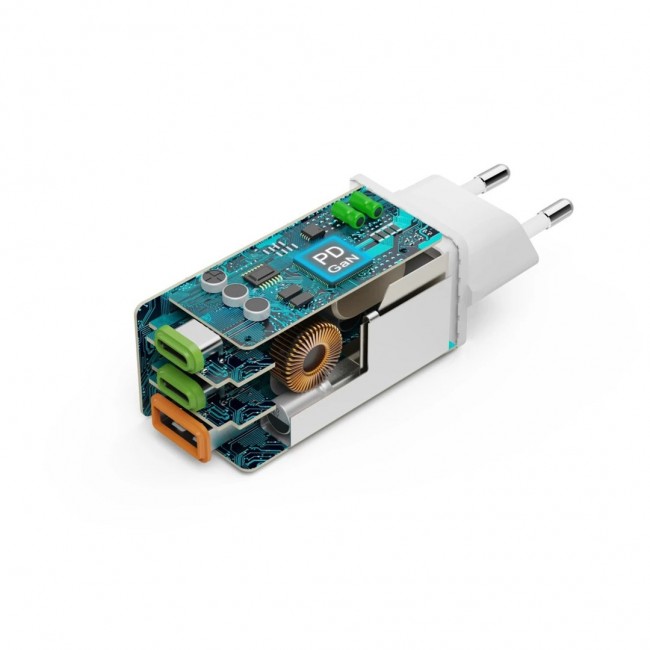 Hama 00201996 mobile device charger Smartphone White AC Fast charging Indoor, Outdoor