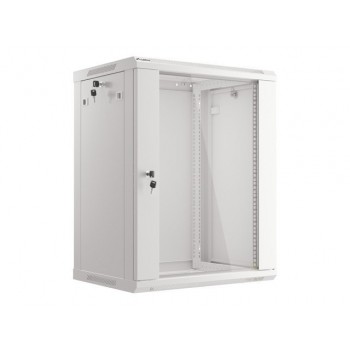 Lanberg WF01-6415-10S rack cabinet 15U Wall mounted rack Grey