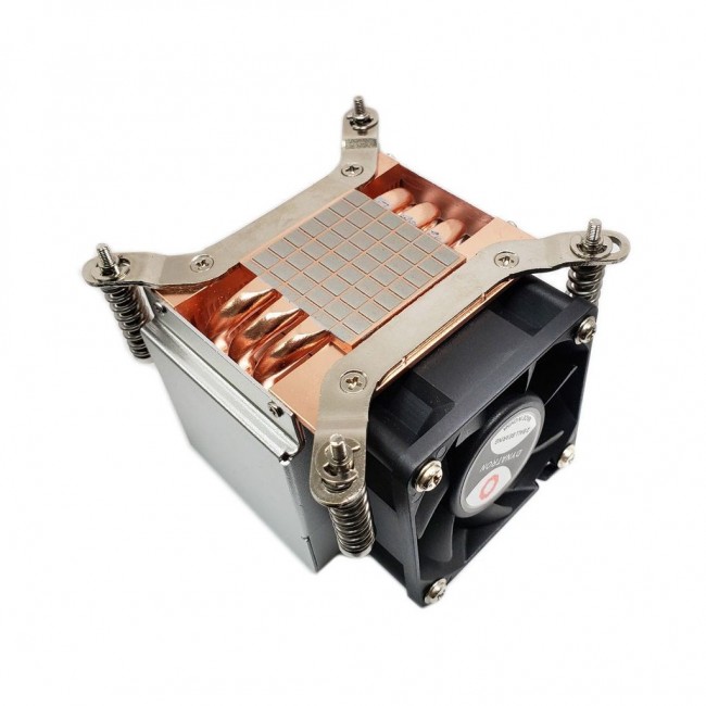 Inter-Tech Q-5 Processor Heatsink/Radiator 6 cm Black, Silver 1 pc(s) Inter-Tech Q-5 Processor Heatsink/Radiator 6 cm Black, Silver 1 pc(s)