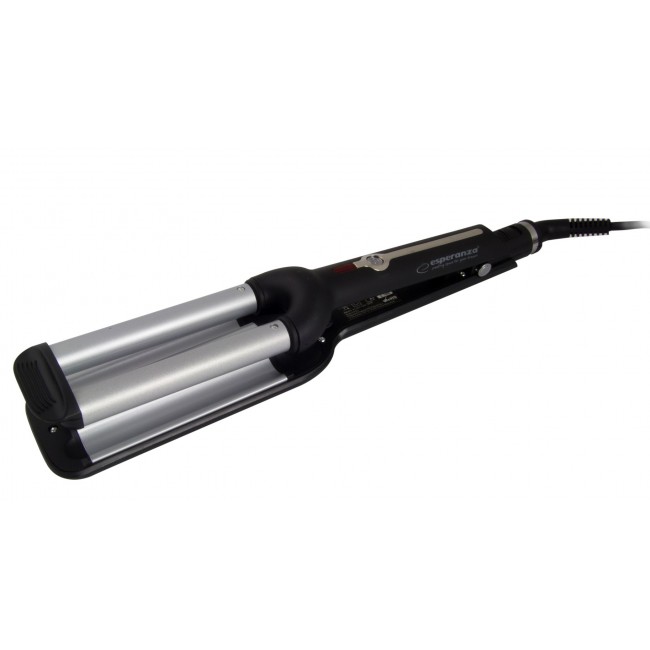 Esperanza EBL013 hair styling tool Curling iron Black,Silver 1.8 m 55 W