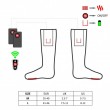 Glovii GQ3L sock Unisex Athletic socks Red 1 pair(s)