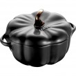 Mini Cocotte round pumpkin Staub - Black, 700 ml