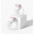 MOMCOZY S12 Pro Wearable Breast Pump, Pink, Double Set