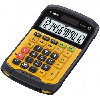 CASIO CALCULATOR OFFICE WATERPROOF WM-320MT-S, 12-digit display. Removable keyboard, 108.5x168.5, Waterproof and dirt-resistant level: IP54