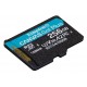 Kingston Technology 256GB microSDXC Canvas Go Plus Gen4 200R A2 U3 Single Pack w/o ADP Kingston Technology 256GB microSDXC Canvas Go Plus Gen4 200R A2 U3 Single Pack w/o ADP