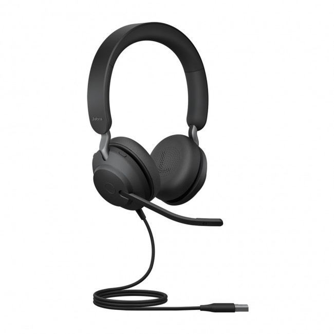 Jabra Evolve2 40 SE Headset Wired Head-band Calls/Music USB Type-A Black Jabra Evolve2 40 SE Headset Wired Head-band Calls/Music USB Type-A Black