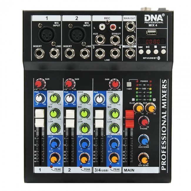 DNA Professional MIX 4 - analogue audio mixer DNA Professional MIX 4 - analogue audio mixer