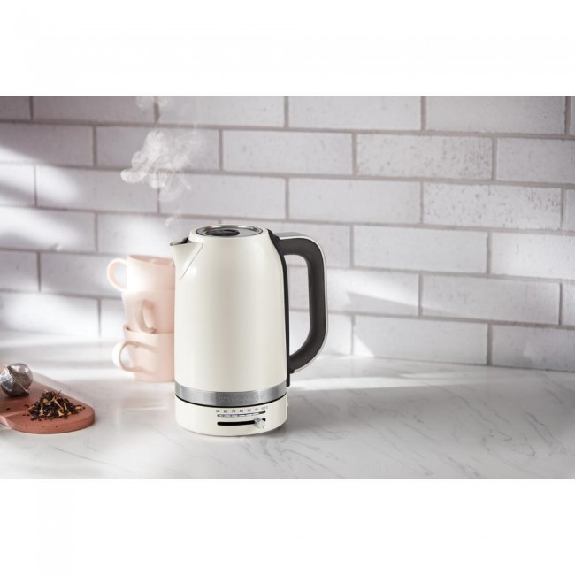 KitchenAid 5KEK1701EPL electric kettle 1.7 L 2400 W Black, Stainless steel, White KitchenAid 5KEK1701EPL electric kettle 1.7 L 2400 W Black, Stainless steel, White