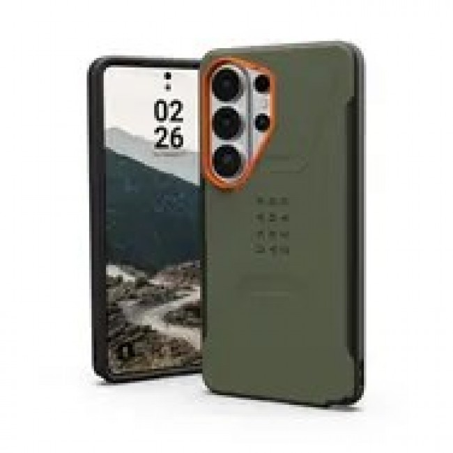 UAG Civilian Magnet - etui z wbudowanym modu em magnetycznym do Samsung Galaxy S26 Ultra (olive/orange)
