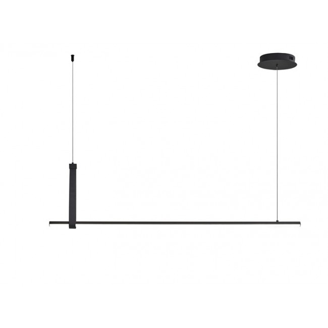 LUMINAIRE PENDANT 20W LED BLACK 1200LM