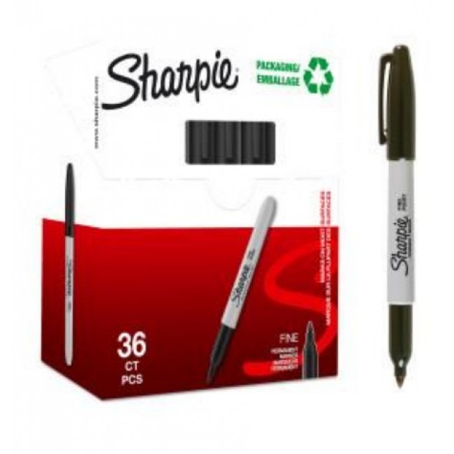 Sharpie 2025040 marker 36 pc(s) Black Sharpie 2025040 marker 36 pc(s) Black