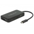 DeLOCK 63929 laptop dock/port replicator USB 2.0 Type-C Black
