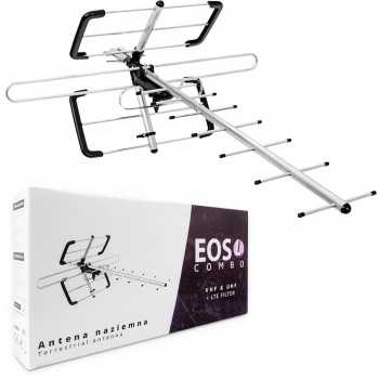 DVB-T/T2 Spacetronik EOS L Combo Black Antenna (Passive)