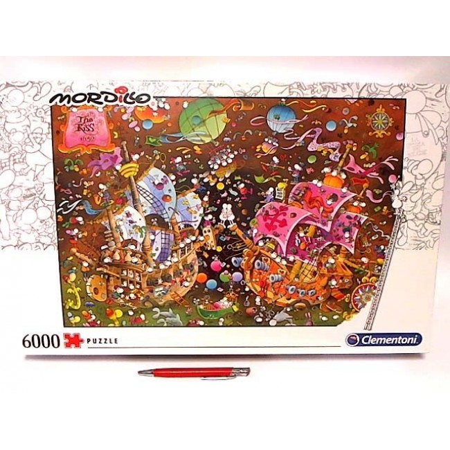 Clementoni Puzzle 6000el Mordillo. The Kiss 1632 36527