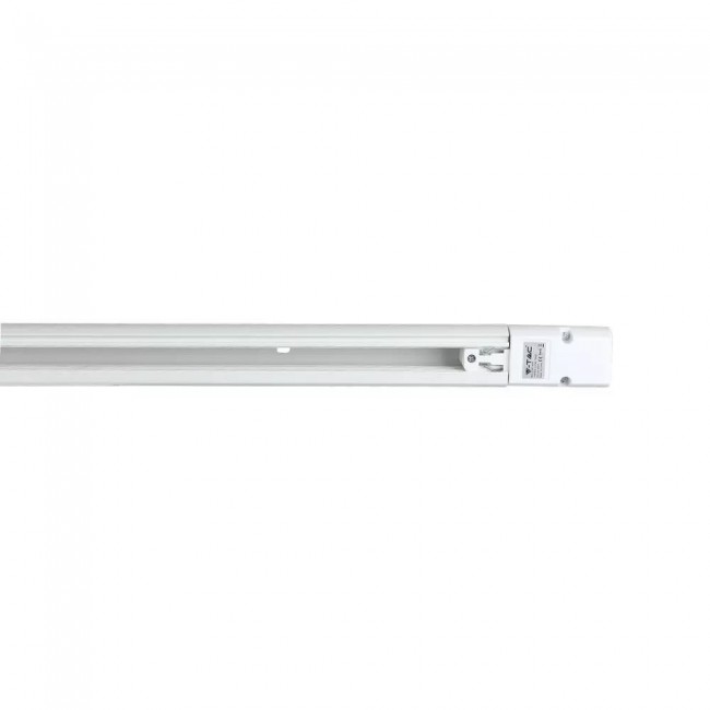 Rail V-TAC VT-6129 busbar, trunking 3F 1 m + power connector and plug (SKU 9945) White Rail V-TAC VT-6129 busbar, trunking 3F 1 m + power connector and plug (SKU 9945) White