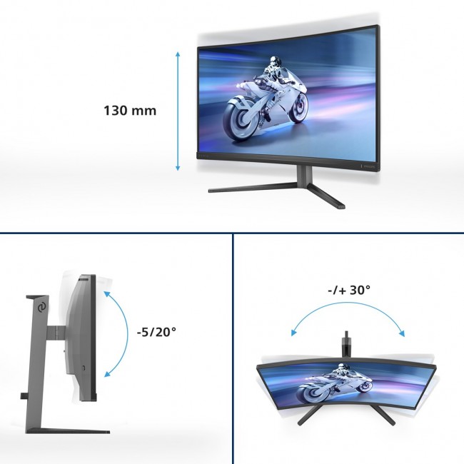 Philips Evnia 5000 27M2C5200W/00 computer monitor 68.6 cm (27 Philips Evnia 5000 27M2C5200W/00 computer monitor 68.6 cm (27