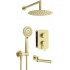 Concealed shower set with bath spout