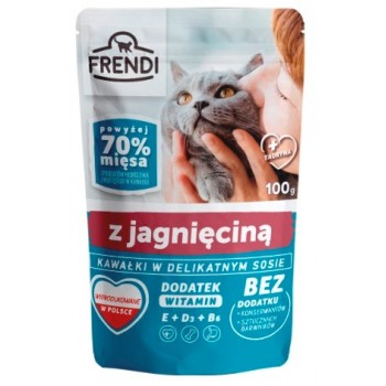 FRENDI Pieces in lamb sauce - wet cat food - 100 g