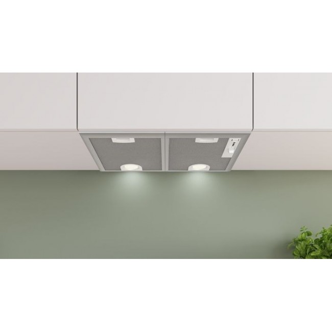 Bosch Serie 4 DHL555BM cooker hood Built-in Metallic, Silver 604 m /h